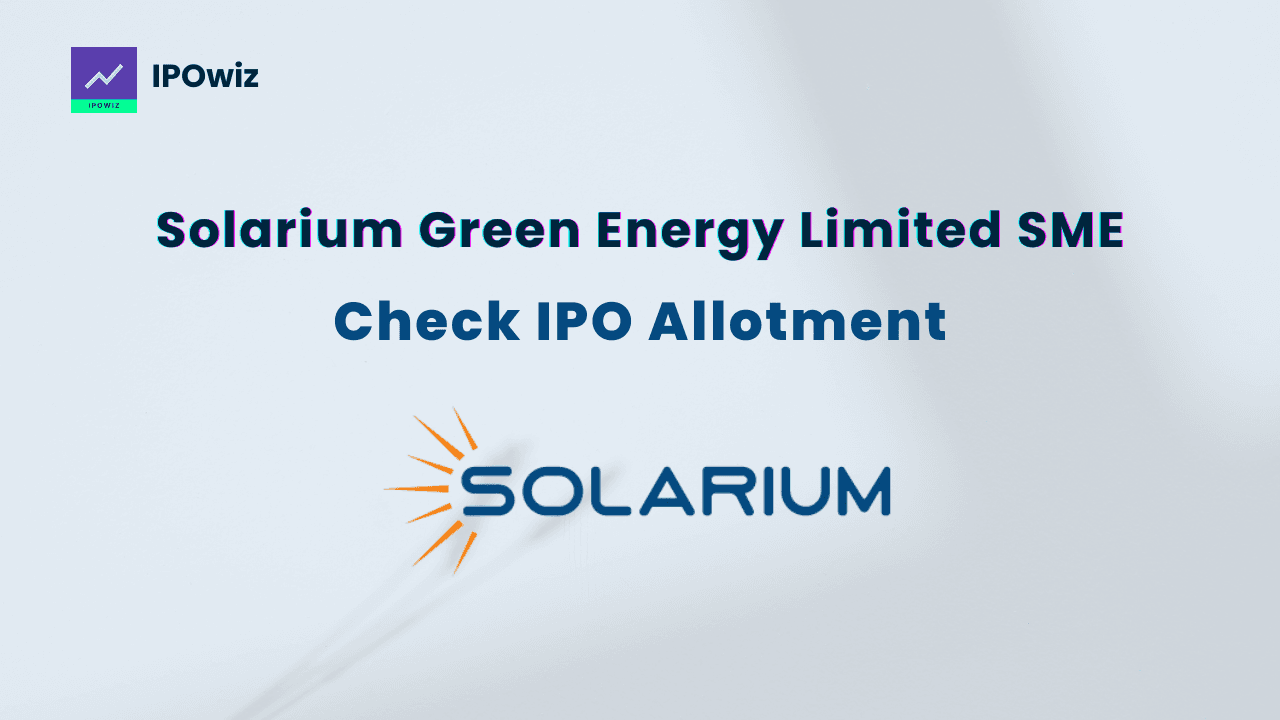 Solarium Green Energy IPO Allotment Status: Check Online