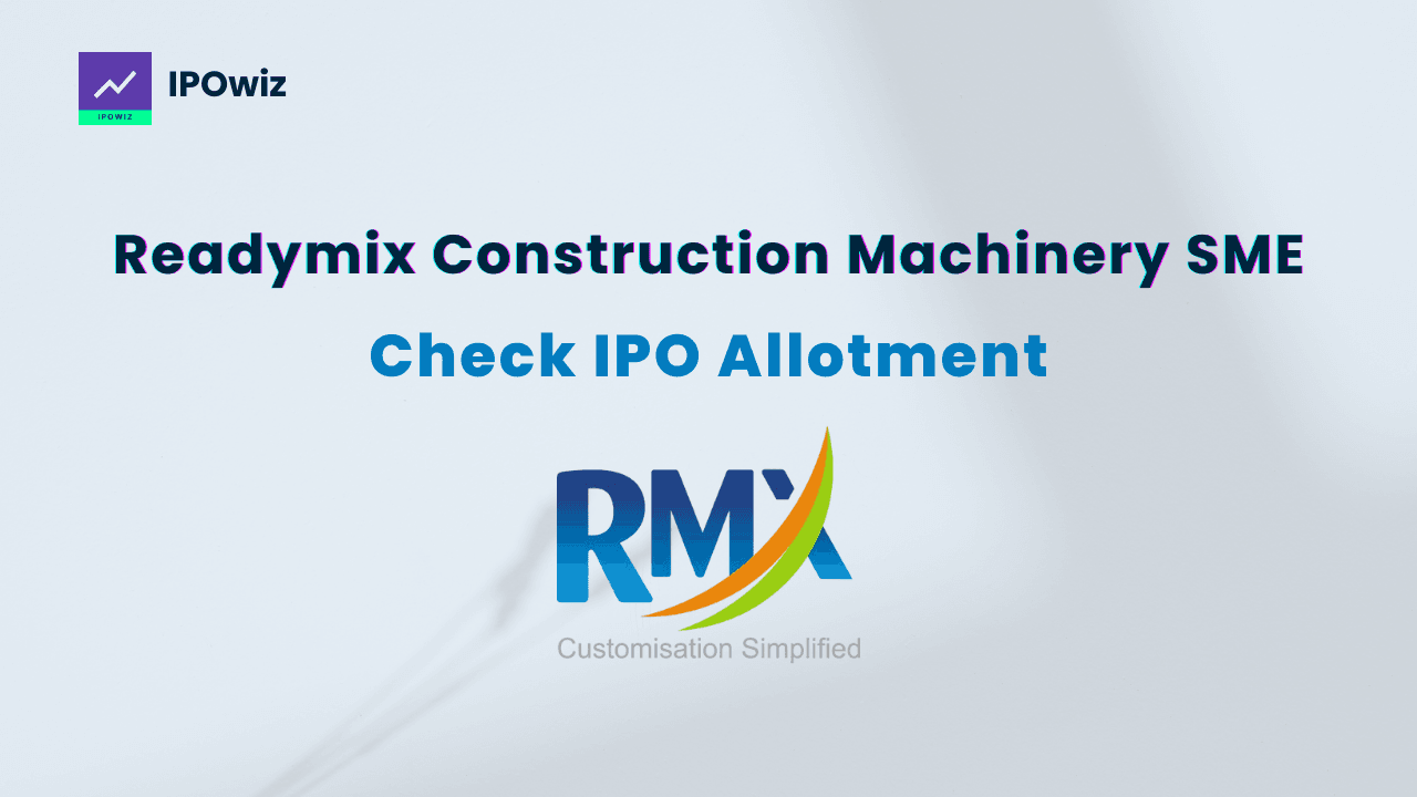 Readymix Construction IPO Allotment Out Today: Check Online