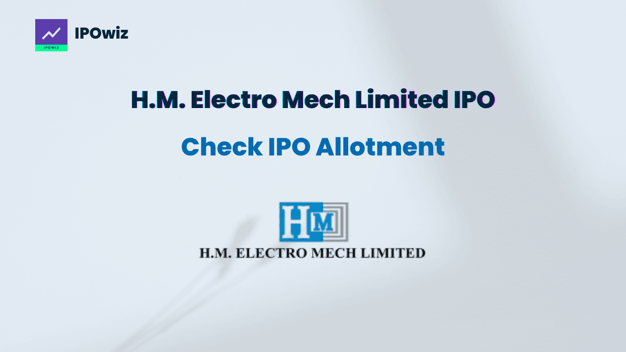 How to check H.M. Electro Mech IPO allotment status: Steps to Check