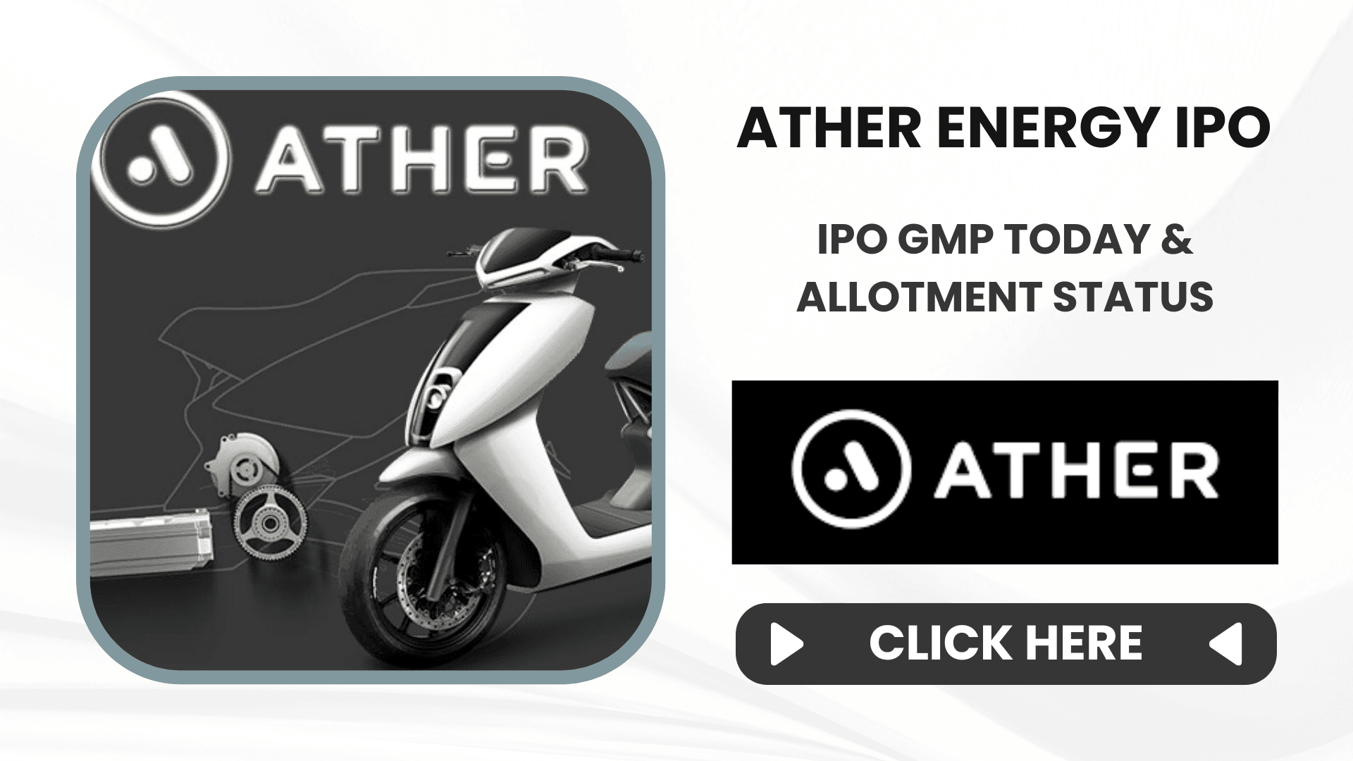 Ather Energy IPO Allotment Status Live: Check GMP, Listing Date & More