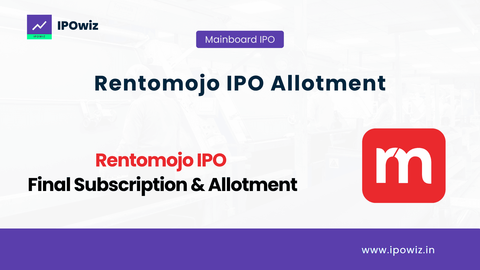 Rentomojo IPO Allotment Status 2026: Check Your Allotment Result
