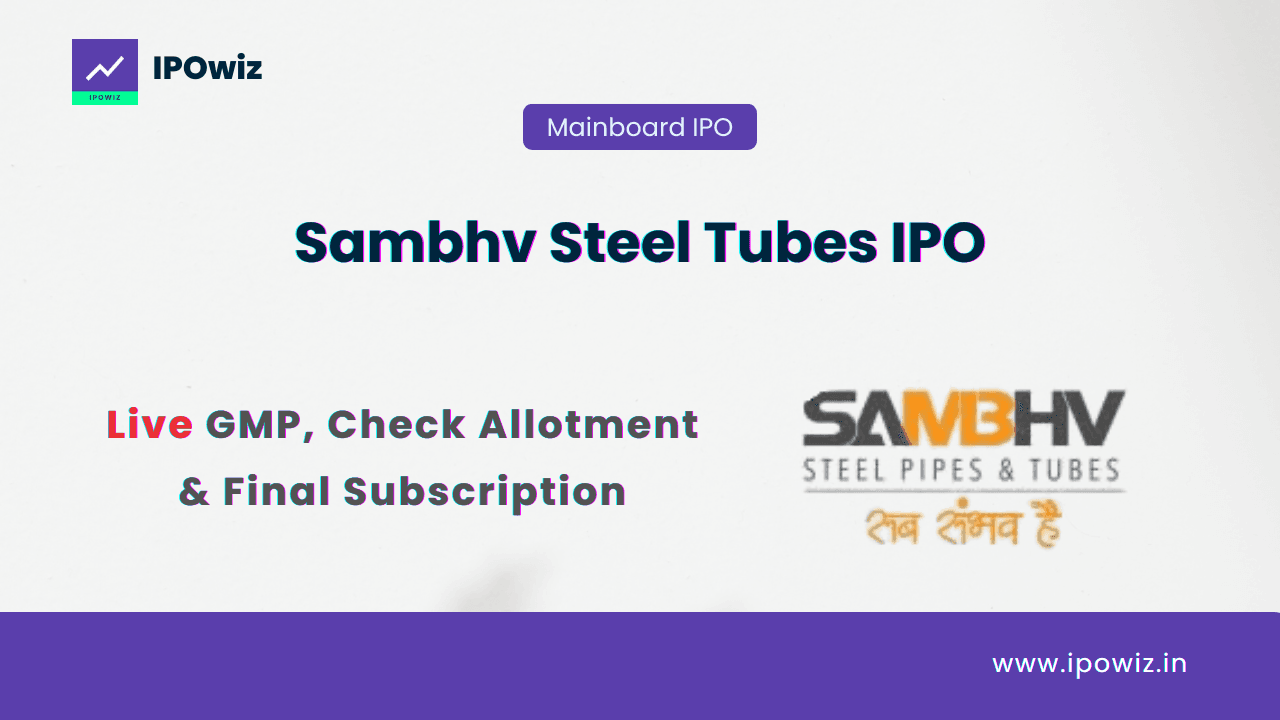 Sambhv Steel Tubes IPO Allotment Status: Step by Step to check via Kfintech