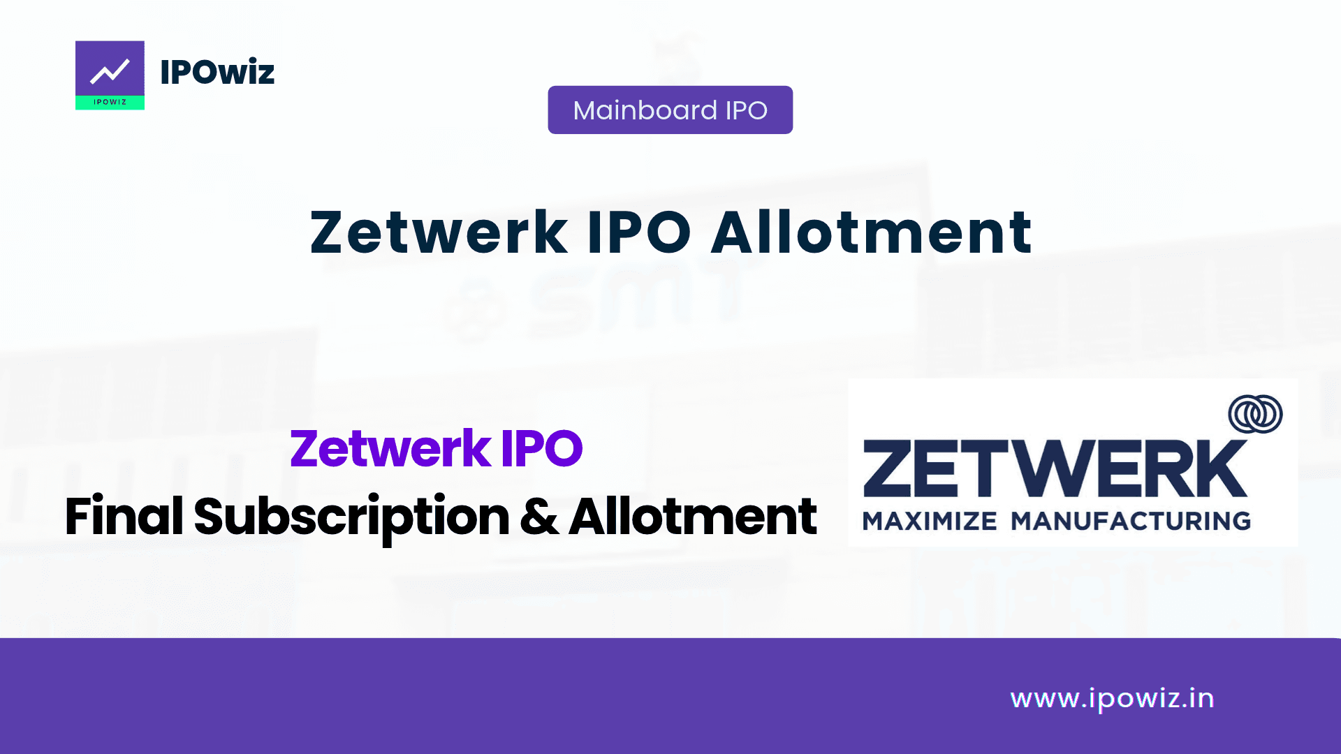 Zetwerk IPO Allotment Status 2026 Live, GMP & How to Check