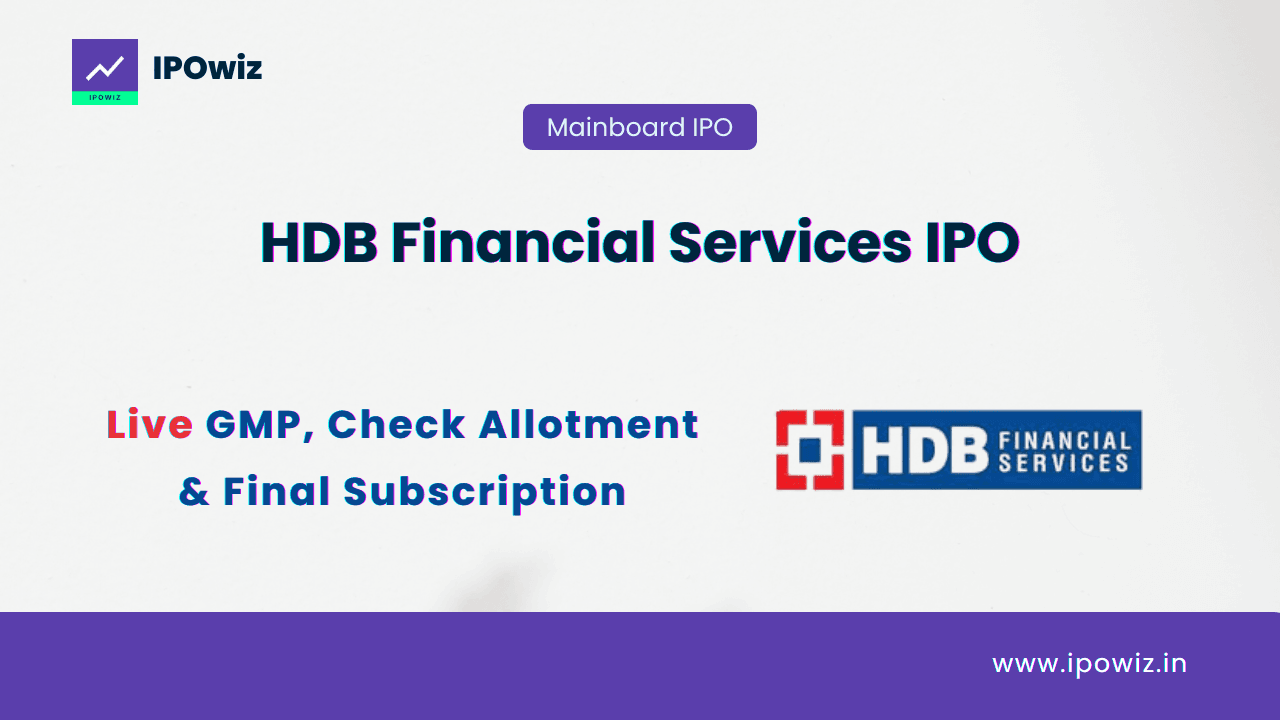 HDB Financial Services IPO Allotment Status: Step by Step to check via Linkintime