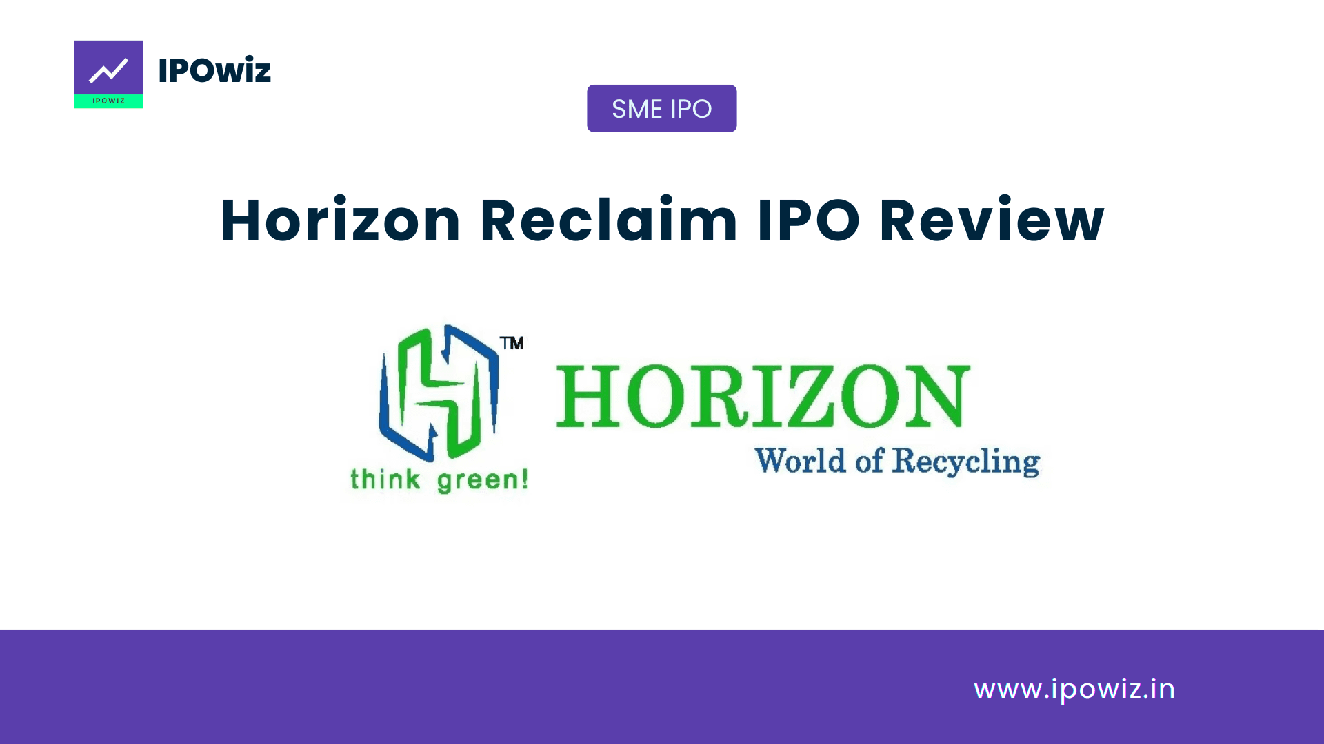 Horizon Reclaim IPO GMP Today, Subscription Status, Allotment Chances & Review 2026