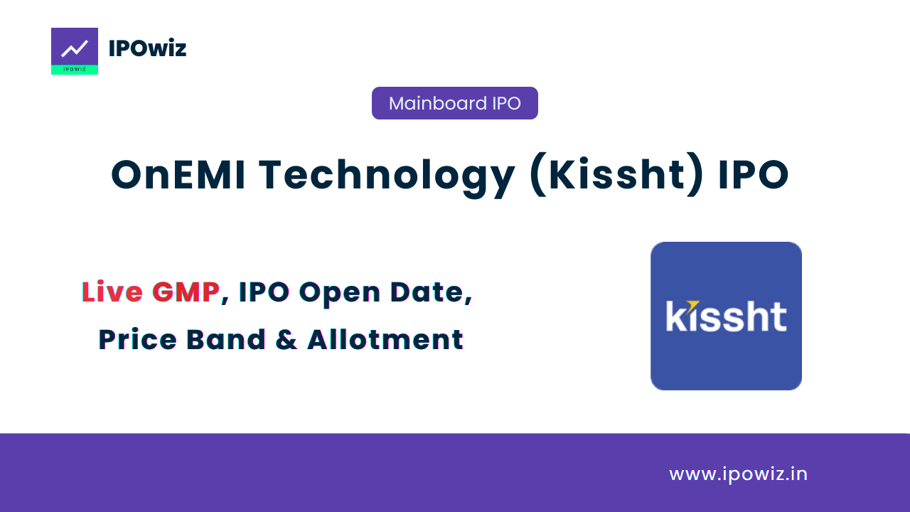Kissht IPO Allotment Status, GMP Today, Subscription & Listing Details