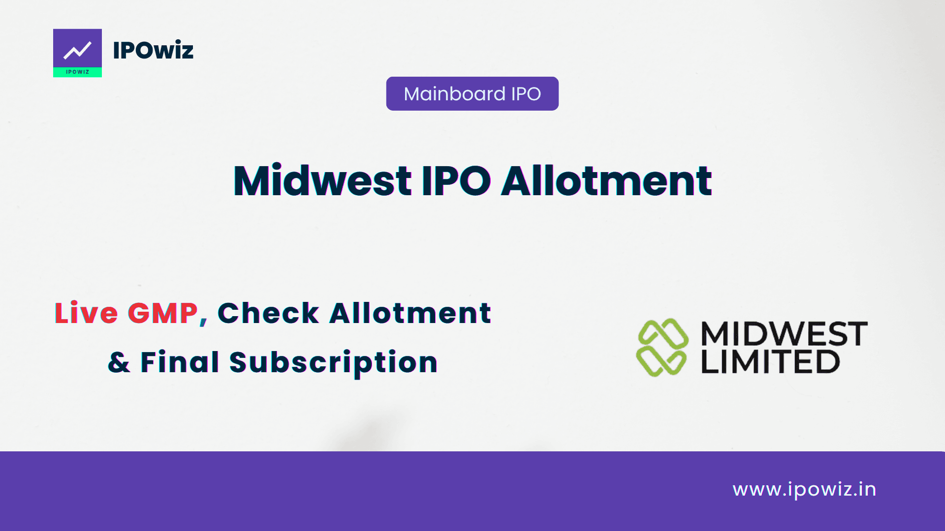 Midwest IPO Allotment Status: Step by Step to check via Kfintech