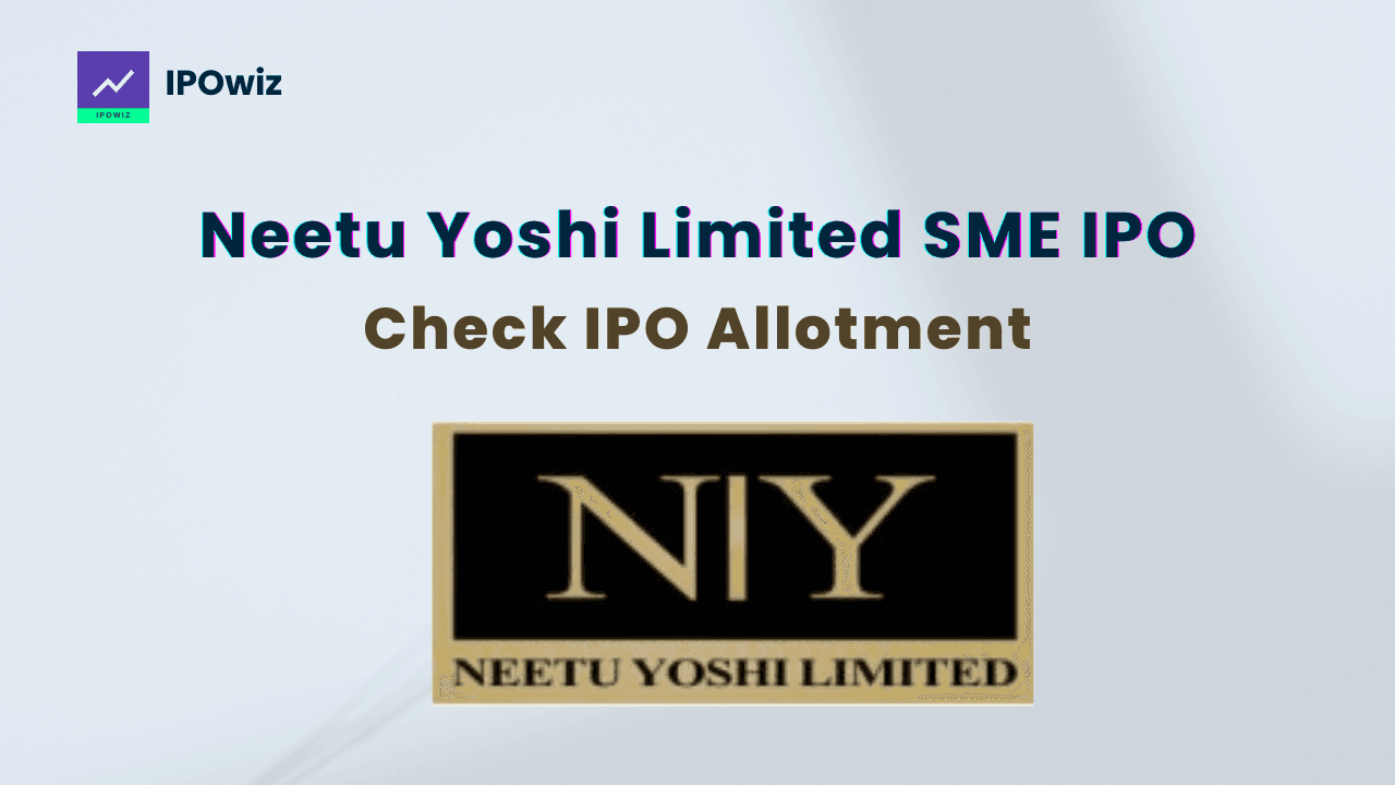 Neetu Yoshi SME IPO Allotment Status: Step by Step to check via Skyline