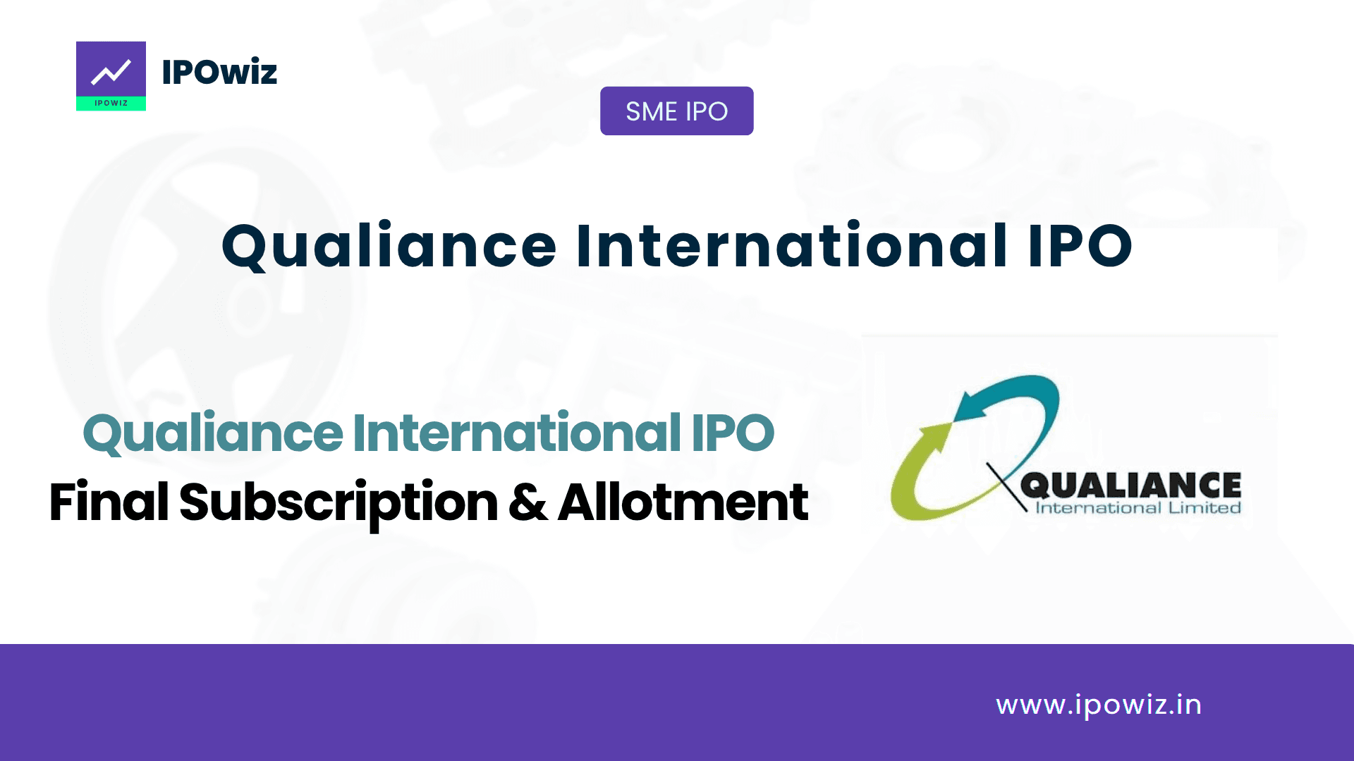Qualiance International IPO Allotment Status Online, GMP Today & Listing Date