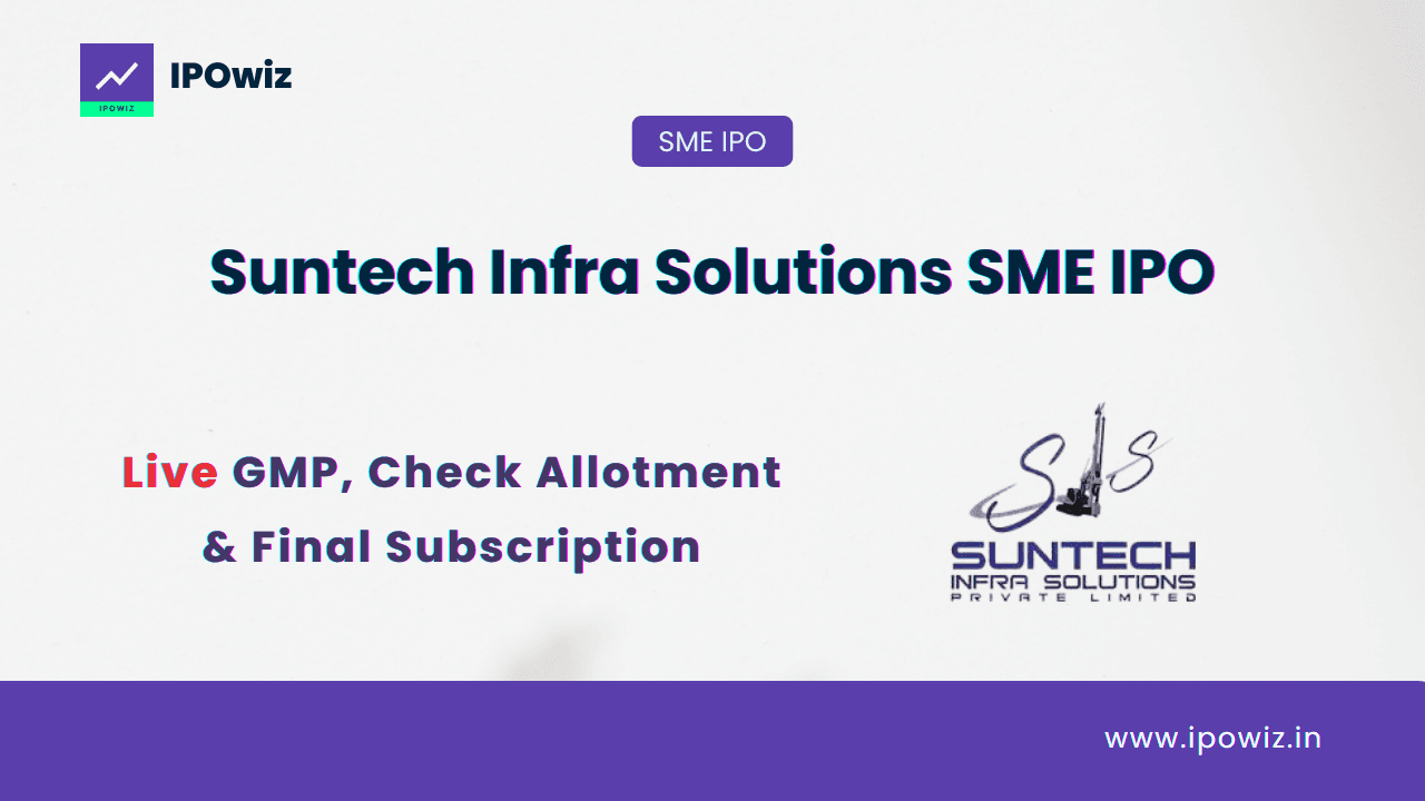 Suntech Infra Solutions IPO Allotment Status: Step by Step to check via Mas Service
