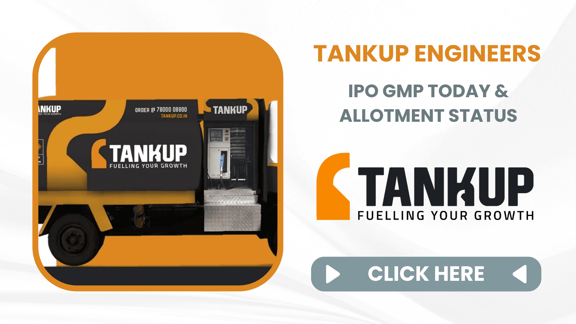 Tankup Engineers IPO Allotment Live - Check Status, GMP, Listing Date & More